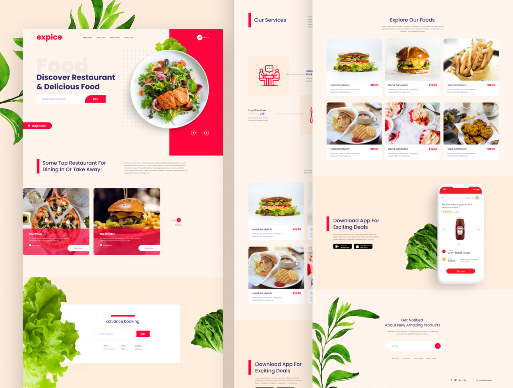 Restaurant Website Design