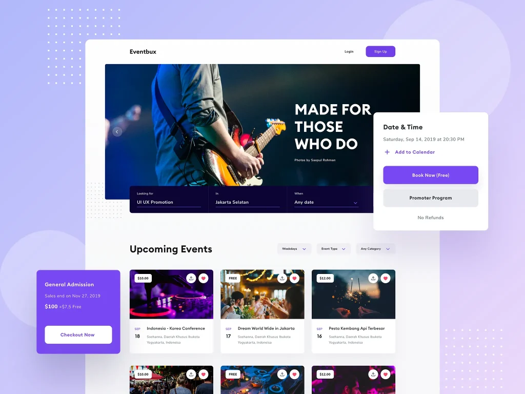 UX for Event Websites
