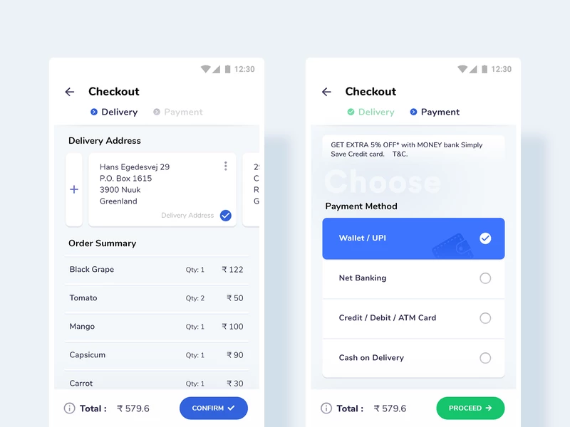 Mobile Checkout UX