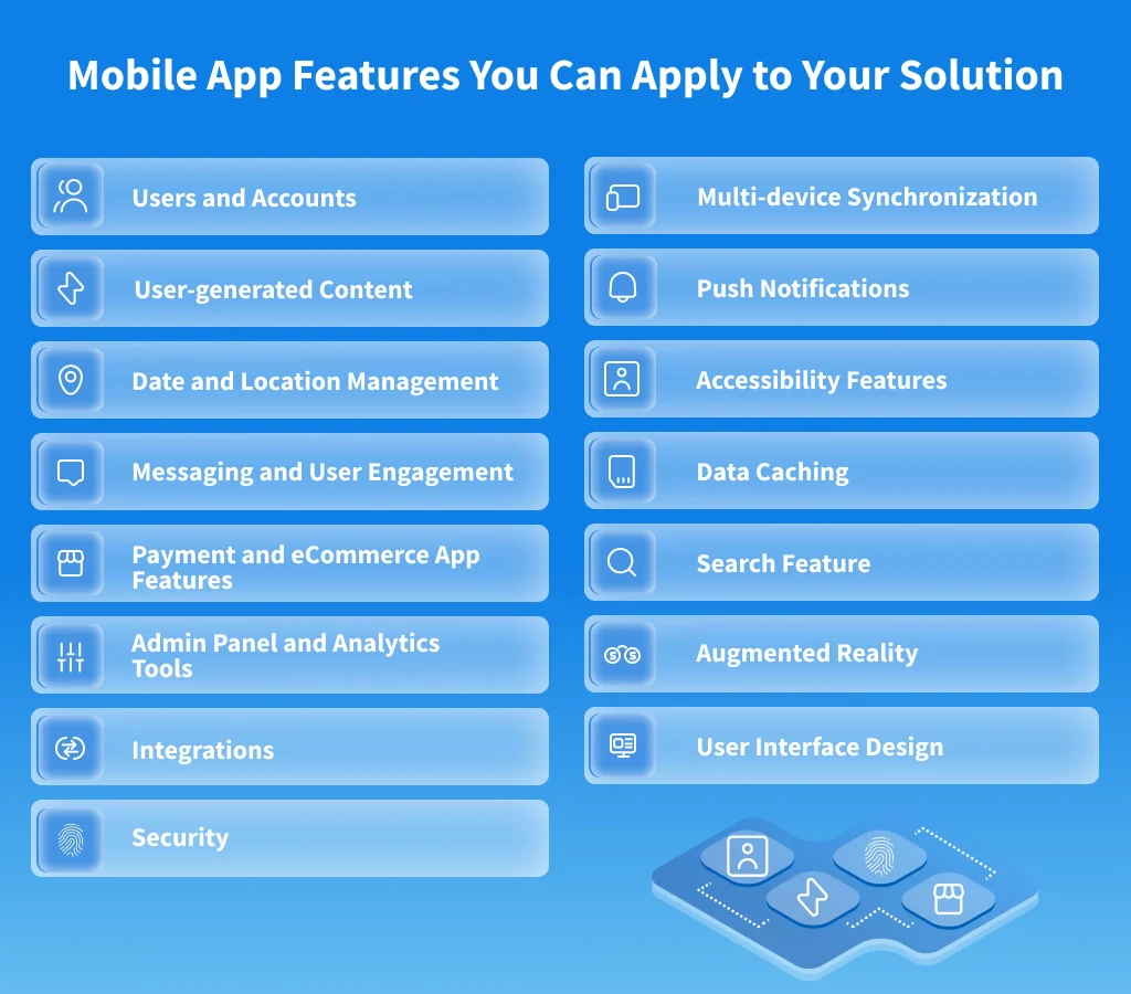 Mobile App Development Key Features